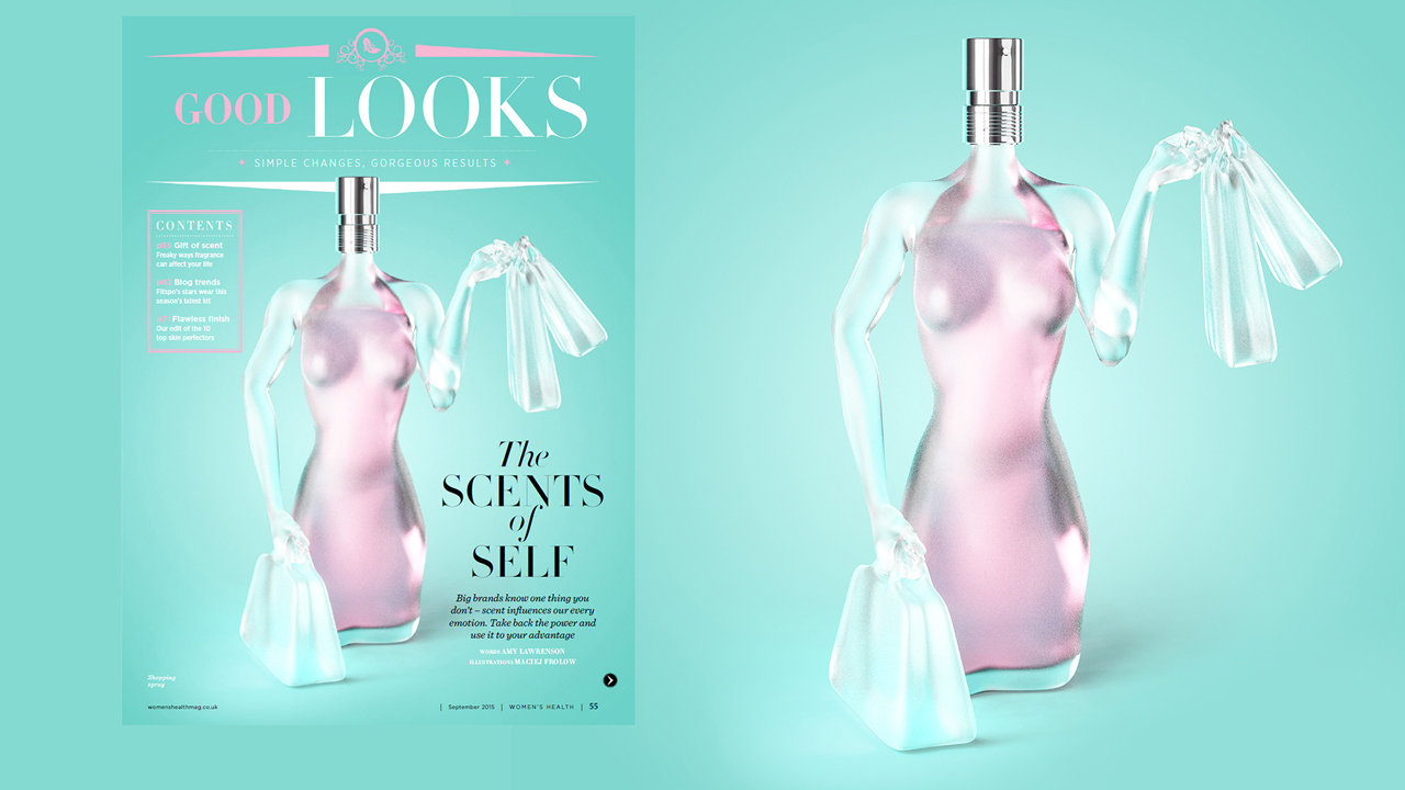Read more about the article The Scents of Self — Perfume bottles for Women’s Health UK